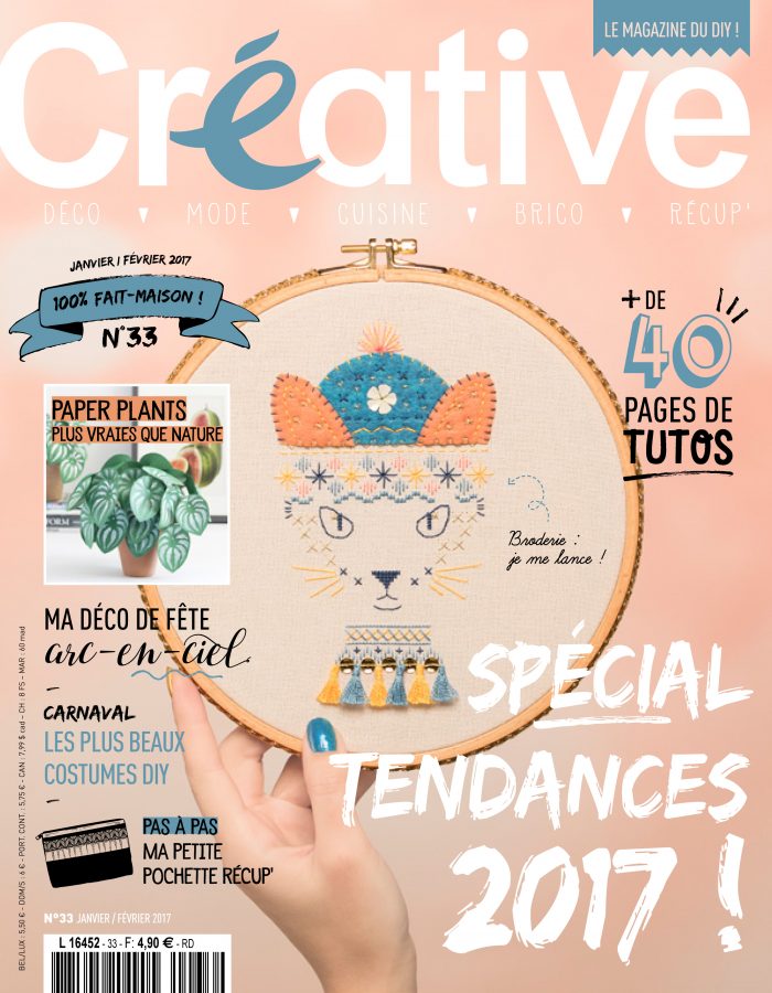 Couverture du magazine "Créative" n° 33